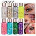 HANDAIYAN Body Glitter Eyeshadow Face Makeup Cream Sequins Shiny Cosmetics Gel Glitter Powder Wholesale OEM Private Logo