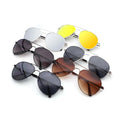 Classic Unisex Metal Sunglasses for Outdoor Fashion Double Bridge UV400 Eyewear Custom logo Sun Shades