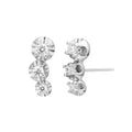 High Quality 925 Sterling Silver Claw Set VVS D Grade Round Bright Cut Moissanite Stud Earrings for Women with GRA Certification