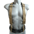 MELOTOUGH Hunting Suspender for Duty Belt Tactical Suspenders for Battle Belt Come With 4 Pcs Duty Belt Keeper