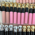 Custom New Luxury Lip Gloss Tubes Skull Vegan clear Nude Lip Gloss