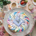 Ladies Printed Floral Cotton Hanky 30x30cm Vintage Pocket Square Eco-Friendly Azo Free Handkerchiefs Tea Party Wedding Gift