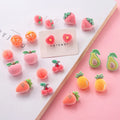Wholesale S925 Silver Needle Gentle Flocked Earrings Cute Peach Stud Earrings Sweet Fruit Earrings for Women Girls