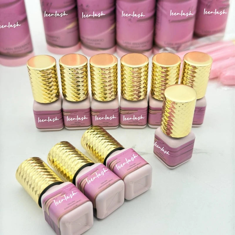 Wholesale Leenlash Fast Drying 0.5S Alcohol Free Private Label Liquid Eyelash Extension Glue 5ml China