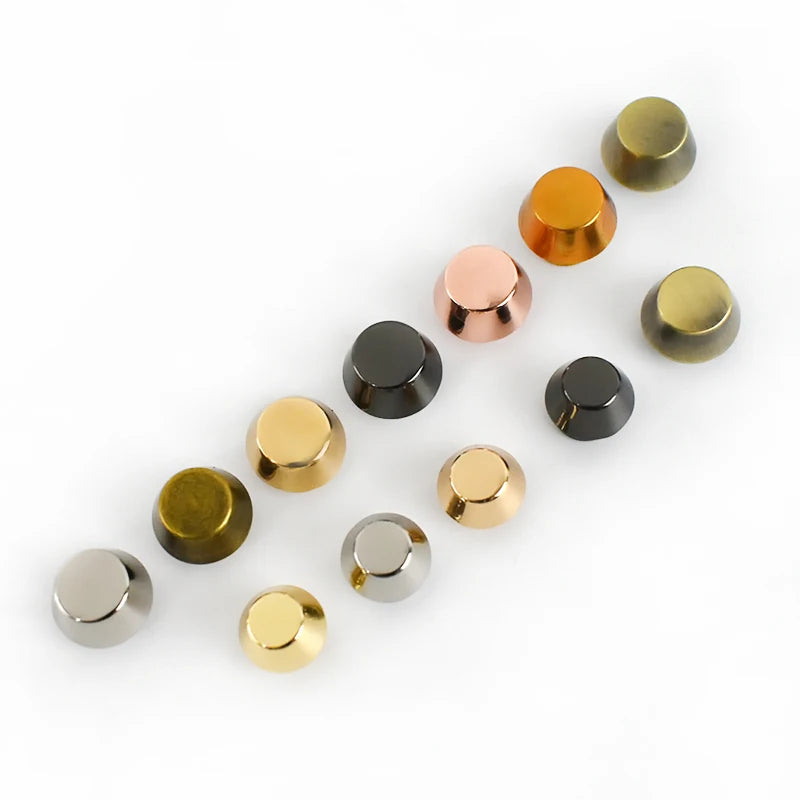 Deepeel BF192 6/8mm Bags Leather Craft Hardware Accessories Nails Clip Buckles Combined Buttons Rivet Screw Ring Buckle