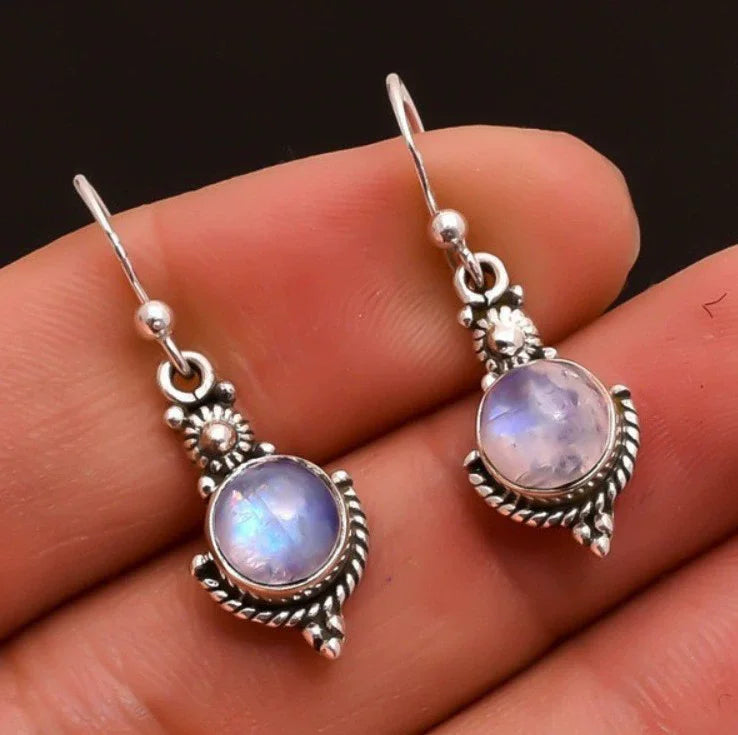Moonstone Vintage Earrings for Women Wholesale ND2104294