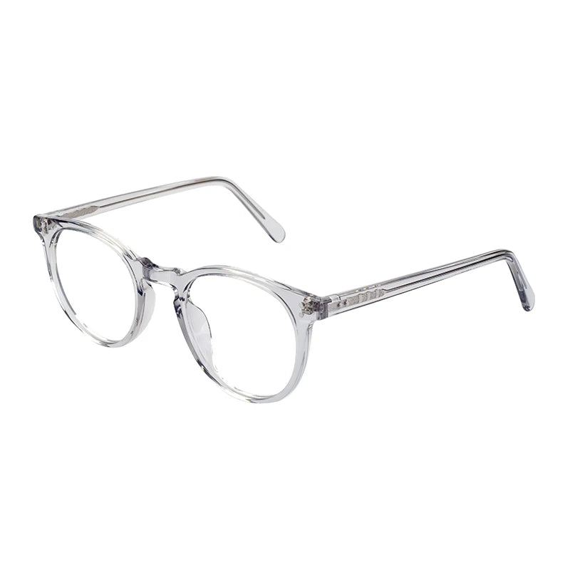 Vintage Transparent Clear Acetate Frame Anti Radiation Computer Gaming Eyeglasses Frame Blue Light Blocking Glasses