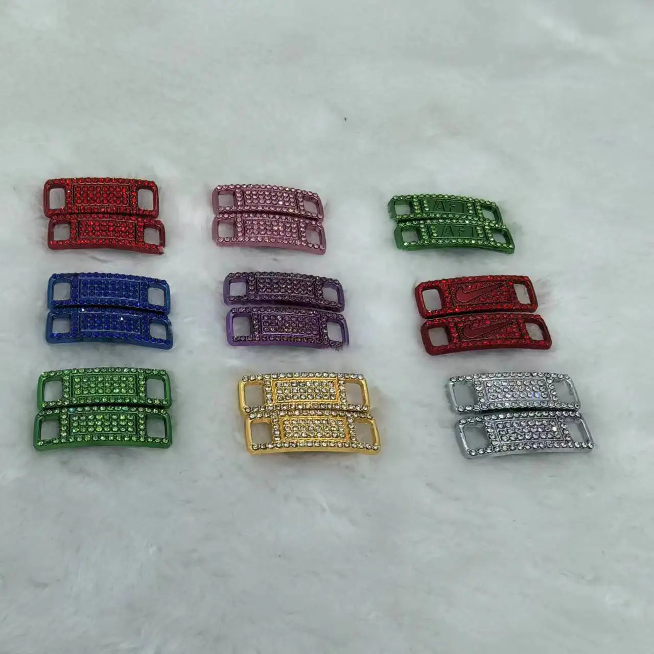 Metal Rhinestone Colored Shoe Buckle Fashion Decoration Accessories for Shoelaces