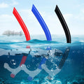 Adult Full Food Grade Silicone Lightweight Non-Toxic Freediving Front Snorkel Diving Gear Essential Accessories Durable 0.5m