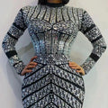 Sparkly Rhinestone Fringe Transparent Short Dress Girl Birthday Outfits for Women Sexy Evening Dress