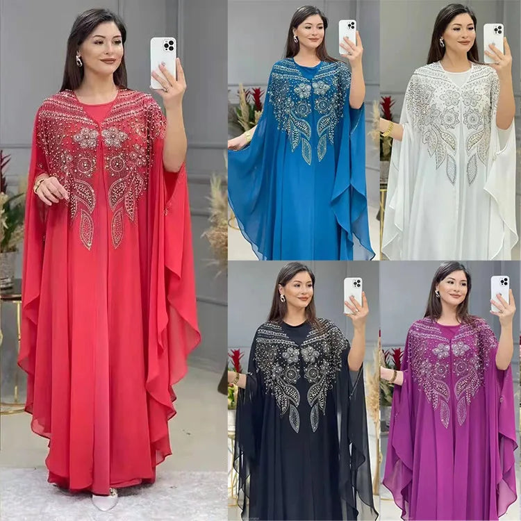 Wholesale 2024 Muslim Islamic Robe Women's Long Dress Middle Eastern Fashion Elegant Dress
