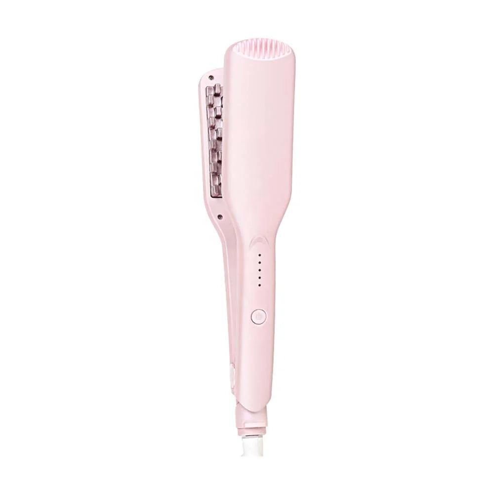 Portable Mini PTC Heating Hair Curler Hair Growth Straightener & Comb with Scalp Massage Ceramic Fluffy Loose Comb Irons Curling
