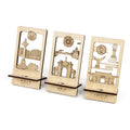 Custom Laser Cut Wood Docking Station Phone Charging Station Mobile Stand Holder Plywood for Gifts
