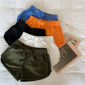 Loose Yoga Fitness High Waist Leisure Wide Legs Women Shorts Panty