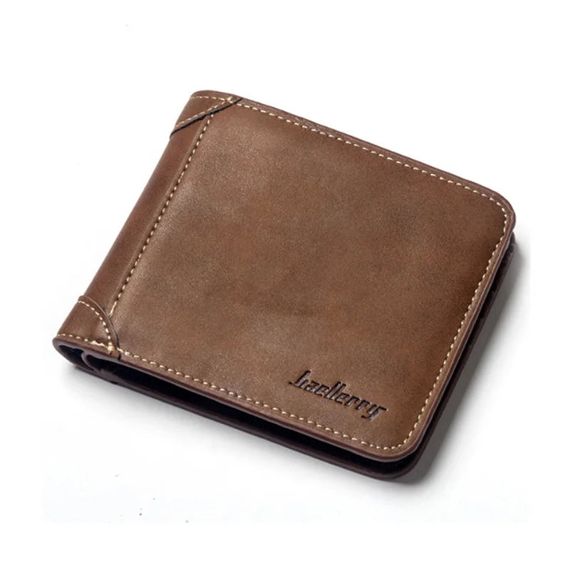 Wholesale Mens Pu Leather Baellerry Branded Slim Purse Small Multi Cards Holders Men's Wallets