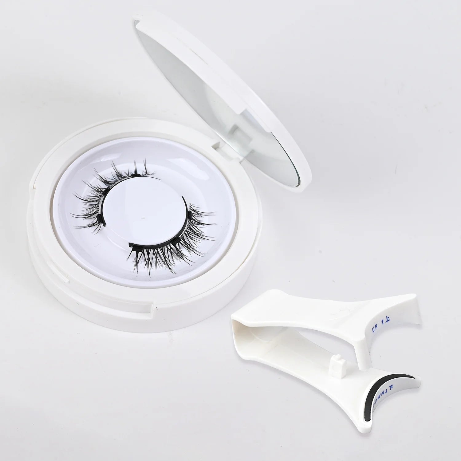 OEM Reusable Handmade Magnetic Synthetic Hair Lashes with Light Weight Quantum Eyelash Applicator No Glue Required