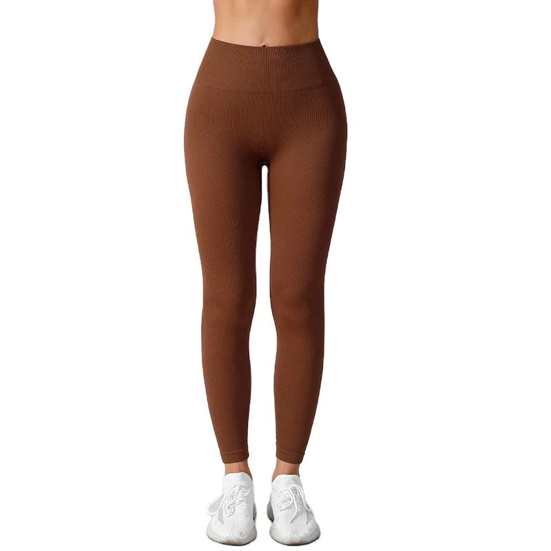 New Arrival High Waist Drawstring Print Align Leggings Fitness Yoga Pants Women Tights Gym Sweat-Wicking