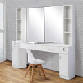 Hot Sale Double Sided Styling White Station Mirror for Barbershop