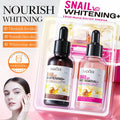 SADOER Snail Niacinamide Whitening Essence Set Hydrating Moisturizing Face Serum