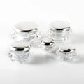 Empty Acrylic clear Cream Jar Diamond-shaped 3g 5g 10g 15g 20g 25g 30g Cosmetic Packaging Plastic Jar