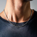Collar De Acero Inoxidable Punk Hip Hops Stainless Steel Link Chain Chokers Necklace for Men