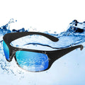 High Quality Designer Floating Polarized Square Sunglasses Light Weight Comfortable Full Rim Durable UV Protection Unisex