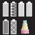 Multiple Spray Floral Cake Decorating Stencils Mold Plastic Templates Side Baking Mesh Stencil Cake Stencils Decorating Tools