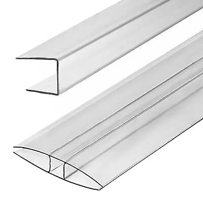 Wholesale Easy Installation Pc H & U Profiles Polycarbonate Accessories for Connect Pc Panels Plastic Sheets