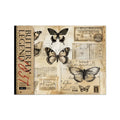 30pcs Per Pack Retro Collection 1857 Series American Vintage butterfly Handbook Material Paper Decoration Collage
