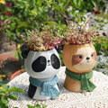 P147 Cute Lovely Quality Resin New Mini Flower Pot Cartoon Nordic Animal Planter for Succulent Plant