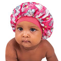 Wholesale Luxury Single Layer Kids Sleeping Cap Polyester Satin Bonnet Fashion Styles for Children Hot Selling for Beach Scene