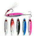 Topline 7G/10G/15G/18G/25G/30G 5Colors 3D Eyes Vertical Sinking Jigging Fishing Lure Metal Casting Bait Slow Pitch Jig Lure