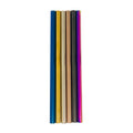 5 Inch Short Stainless Steel Drinking Straws Colorful Metal Straws Reusable Drinking Straws for Cocktail Short Glasses