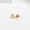 Fenny Simple Fashion Hemispheres Exaggerated Stud Earring Tarnish Free Wholesale Stainless Steel Ladies Jewelry
