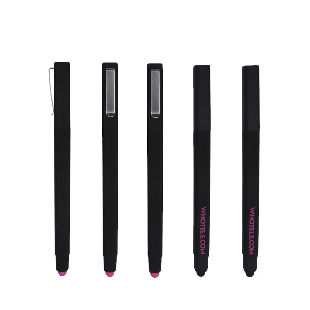 Hot Selling Promotional Plastic Square Ballpoint Pen with for Customized Logo