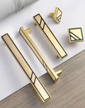 Hot Sale Handlemade Black Gold Kitchen Cabinet Wardrobe Cupboard Closet Dresser Drawer Copper Handle Brass Pull
