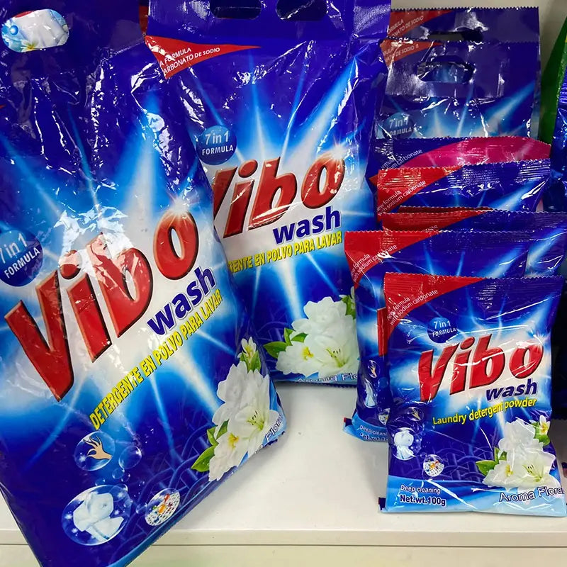 Good Quality Strong Perfume Savon En Poudre En Gros Highly Active Washing Detergent Laundry Powder