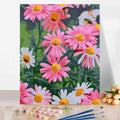 Wholesale DIY Painting Hand-painted Filling Oil Painting Plant Flower Living Room Decoration Paintings Small Daisies