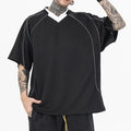 Cotton Brand Custom Printed Plain Oversized t Shirt Screen Printing Black Drop Shoulder t Shirt