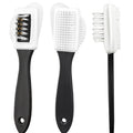 3-Sided Plastic S-Shape Shoe Cleaning Brush for Suede Snow Boot Shoes Household Cleaning Tool