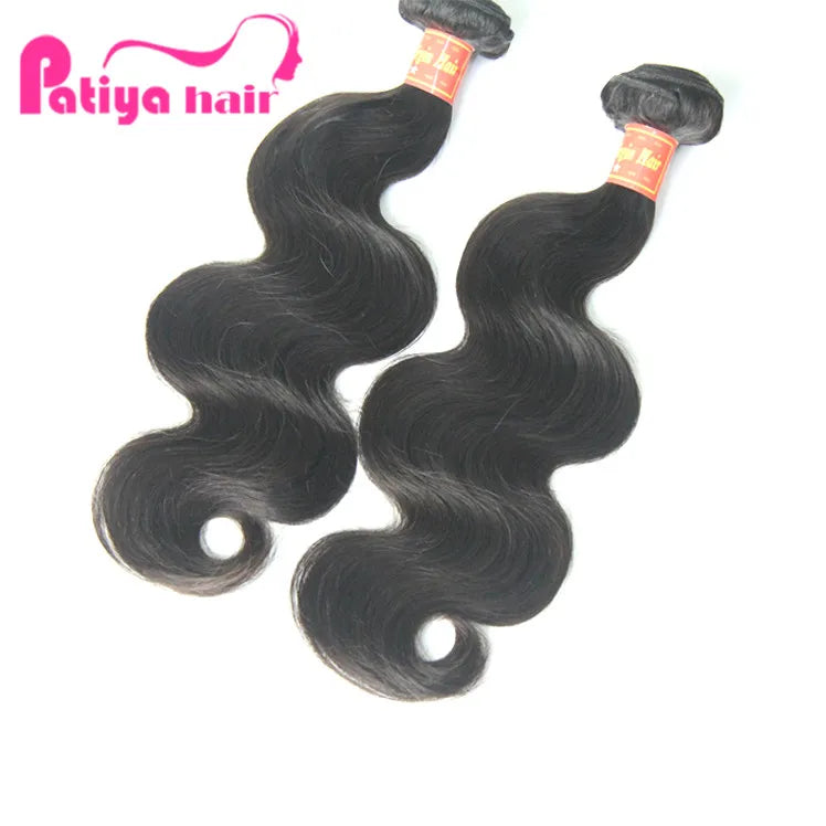 Guangzhou Patiya Hair Vendors Wholesale Wavy Brazilian Hair Extensions Double Drawn Soft and Smooth Body Wave Bundles Human Hair