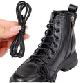MaoYuan Model XD403 Round Waxed Thin Rope Waterproof Black Cotton Fabric Men's and Women's Shoes Laces