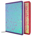 ModernQiu Custom Design A5 Sequin  Notebook  BlingBling Notebook Sequin Shiny Notebook for Children