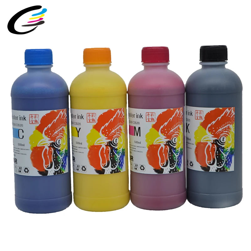 FCOLOR High Quality Refillable Label Pigment Ink for Epson TM- C3500 C3520 C3510