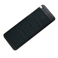 80*190CM Hot Selling Electric Amethyst Heating Mat Crystal Warm Pad Black Yoga Mat With Adjustable Temperature