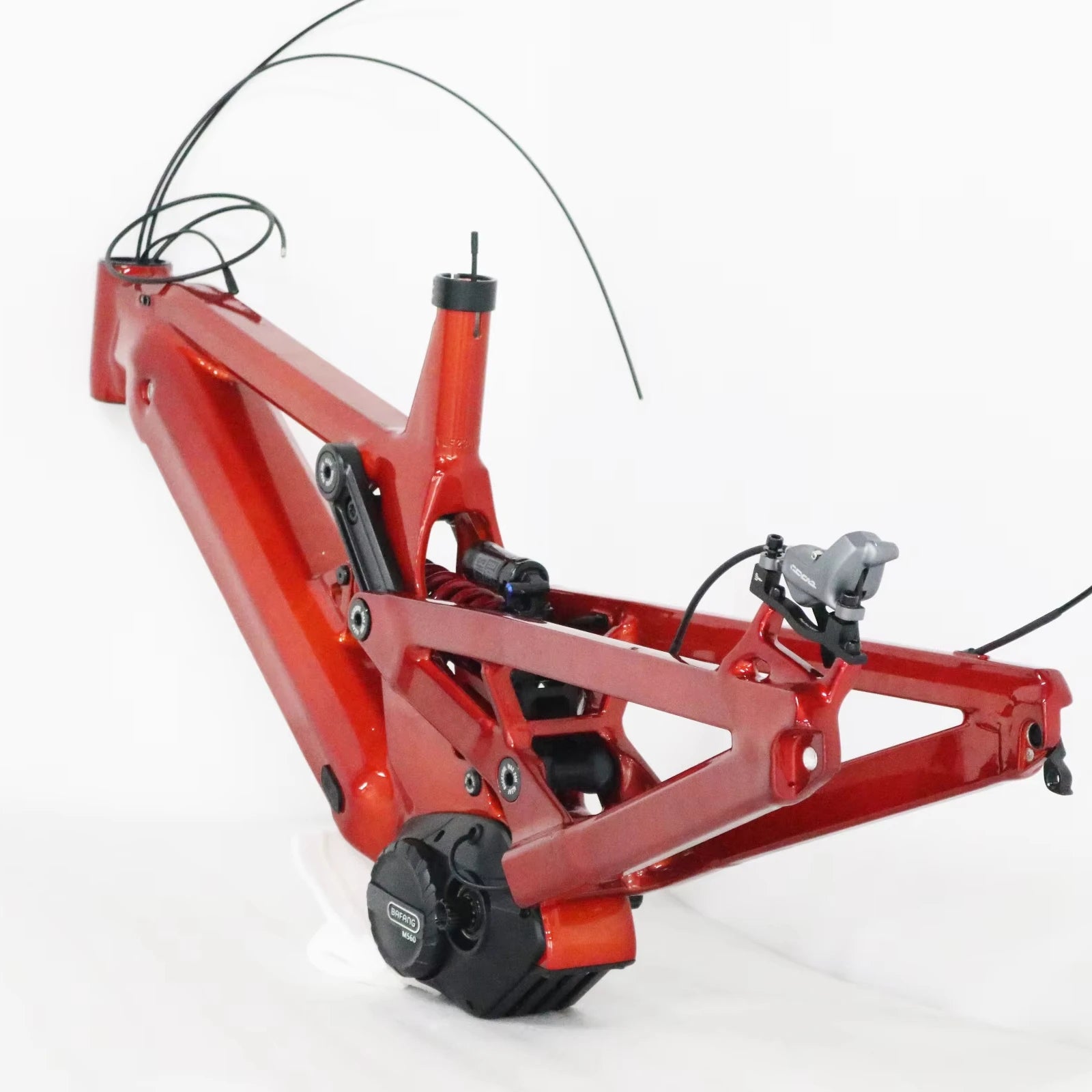 4LEAF Rocksoul Downhill Electric Mountain Bike Frame Set Bafang EMTB Motor VPP Suspension Disc Brakes Aluminum Alloy