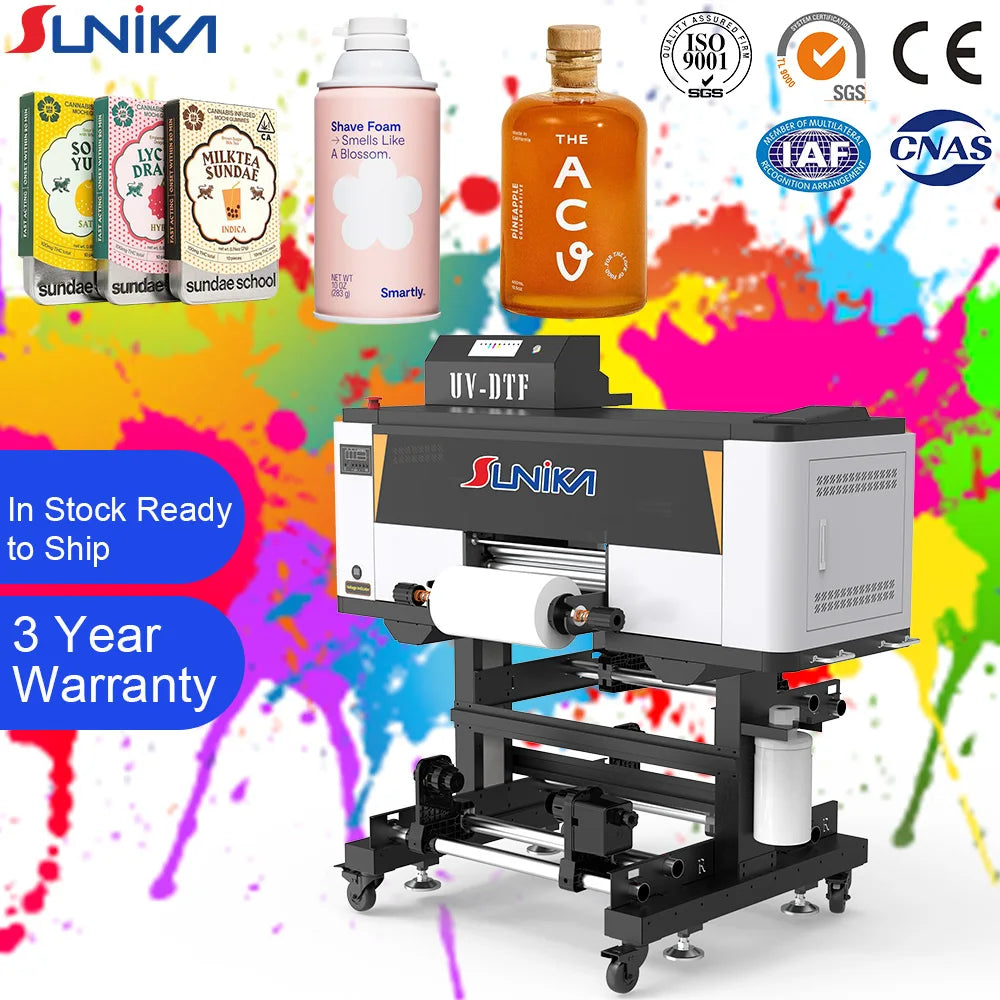 30cm UV DTF Printer Manufacturer Crystal Label Sticker Laminator Laminating Machine All in One Whole Set