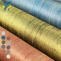 Luxury Modern Silk Wallpaper Fireproof Waterproof Fabric Backed Vinyl Wall Paper Wallcovering for Interior Wall Decoration