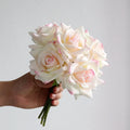 Factory Hot Sale Chinese Supplier Mix Color Red Roses Rose and Perpetual Bloom Flower Bouquet for Leaving Room Decoration