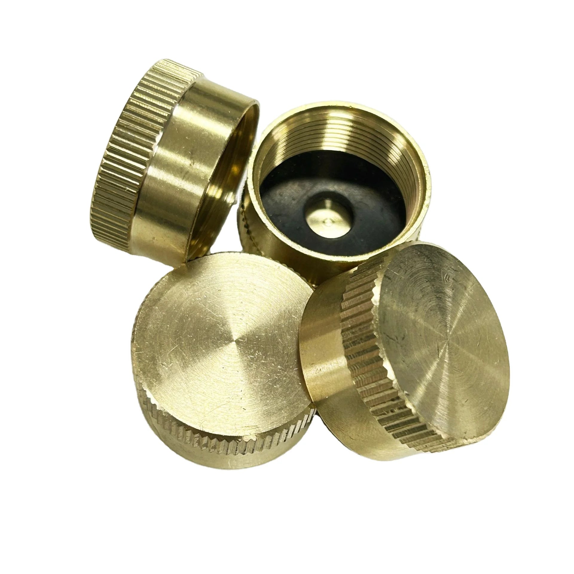 Threaded Seal Propane tank protection 1LB Inflation Connector Propane Cylinder Brass Protective Plug